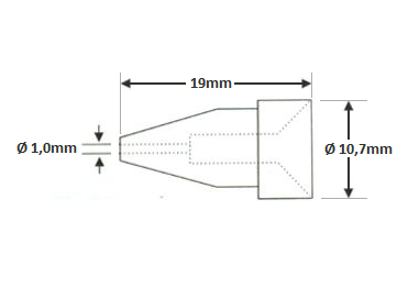 Imagem do produto Ponteira Para Pistola Dessoldar / Ø 1mm (n5-1)