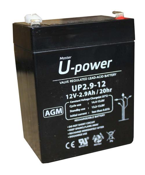 Bateria Chumbo 12v / 2. 9ah - U-power