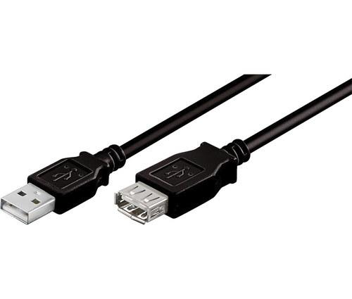 Cabo USB-A Macho / USB-A Fêmea - 1,8 Mt