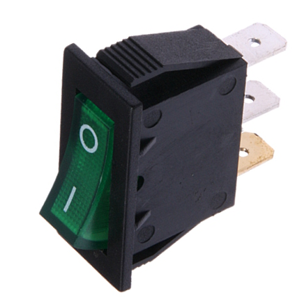 Interruptor Simples (on-off) Luminoso - Verde