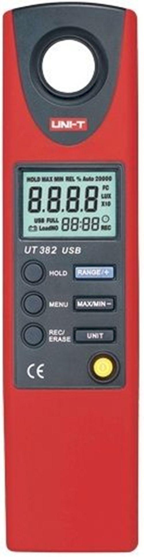Luxímetro Digital Usb 20 ~ 20000 Lux - Uni-t (ut382usb)