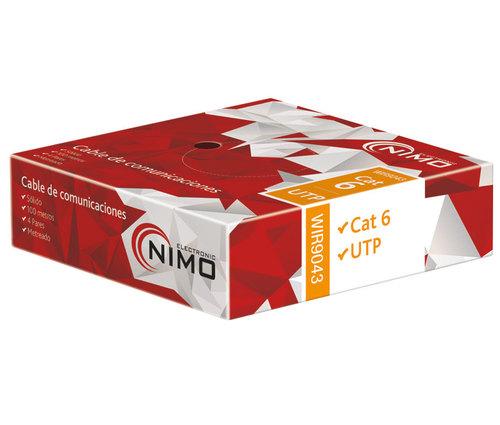 Imagem do produto Bobine Cabo UTP / Cat 6 / Interior / CCA (100 Mts) - Nimo