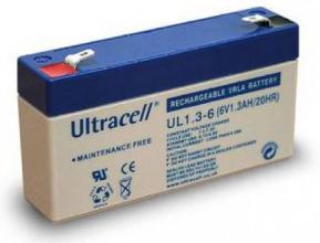 Imagem do produto Bateria Chumbo 6v 1,3ah (97x24x52 Mm) - Ultracell
