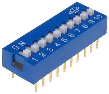 Dip Switch 20 Pinos - 10 Selectores