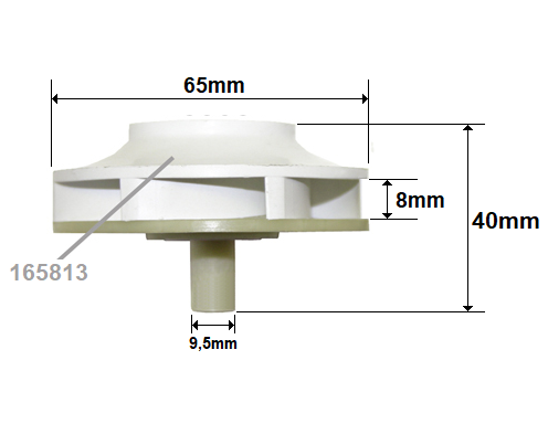 Imagem do produto Kit - Turbina para Bomba de Circulação (Compatível)