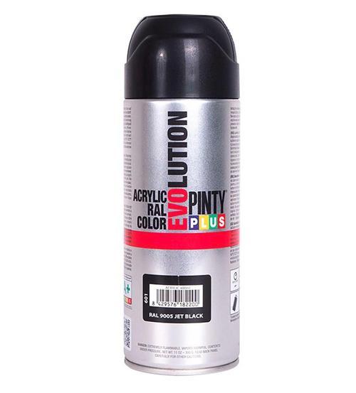 Spray Preto Brilhante (ral9005) 400ml - Pinty Plus