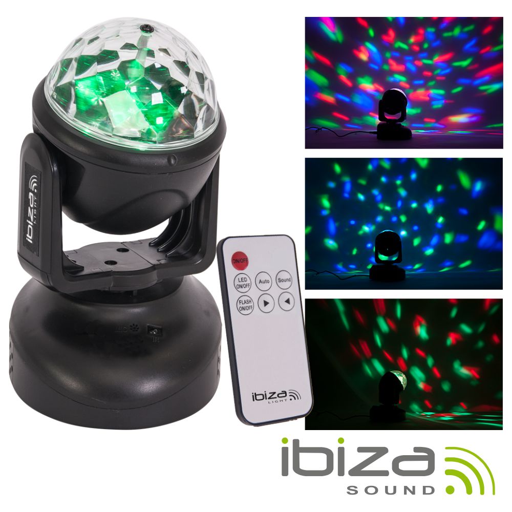 Moving Head LED RGB 18W - IBIZA
