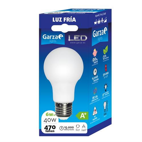 Lampada Garza LED Std-6w-e27 -461457
