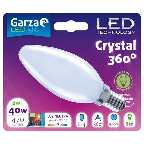 Lampada Garza LED Fil. 4w. E14 -461168